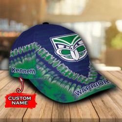 New Zealand Warriors Green Custom Name Classic Cap Personalized Fan Gear