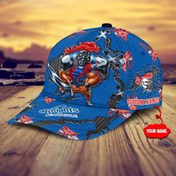 Personalized Newcastle Knights Classic Cap with Custom Name Flower Design