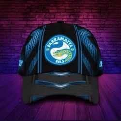 Parramatta Eels Black Blue Classic Cap New Design for Fans