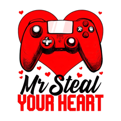Mr Steal Your Heart Controllers Valentines Day png