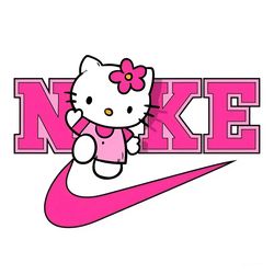 Hello Kitty Nike Logo SVG, Kitty Nike Logo SVG, Nike Hello Kitty SVG,hello kitty nike png