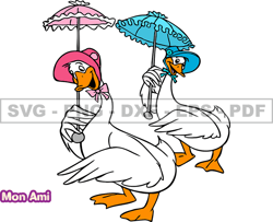 Abigail and Amelia Svg, Cartoon Customs SVG, EPS, PNG, DXF 165