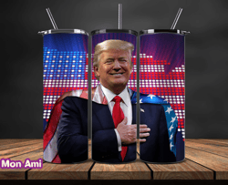 Donald Trump Tumbler Wraps,Trump Tumbler Wrap PNG Design by Mon Ami 07