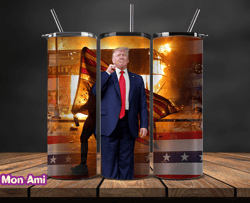 Donald Trump Tumbler Wraps,Trump Tumbler Wrap PNG Design by Mon Ami 09