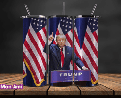 Donald Trump Tumbler Wraps,Trump Tumbler Wrap PNG Design by Mon Ami 15
