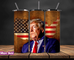 Donald Trump Tumbler Wraps,Trump Tumbler Wrap PNG Design by Mon Ami 16