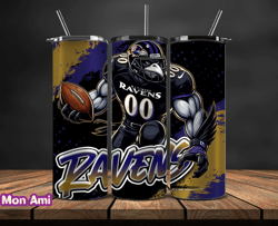 Baltimore Ravens Tumbler Wrap, Nfl Teams,Nfl Logo football, Logo Tumbler PNG Design by Cookies 03