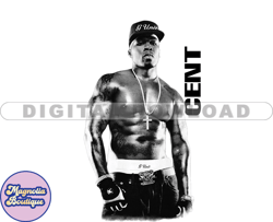 50 Cent Svg, 50 Cent Tshirt Design, File For Cricut, Rapper Bundle Svg, Hip Hop Tshirt 02