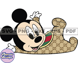 Cartoon Logo Svg, Mickey Mouse Png, Louis Vuitton Svg, Fashion Brand Logo 199