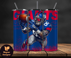 New York Giants NFL Tumbler Wraps, Tumbler Wrap Png, Football Png, Logo NFL Team, Tumbler Design by Magnolia Boutique De