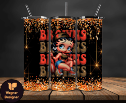 Cleveland Browns Tumbler Wraps, NFL Teams, Betty Boop Tumbler, Betty Boop Wrap, Logo NFL Png, Tumbler Design by Magnolia