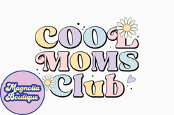 Retro Mothers Day SVG Design Cool Moms Design 316