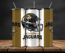 Jacksonville Jaguars Tumbler Wrap, NFL Logo Tumbler Png, NFL Design Png-30