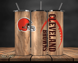 Cleveland Browns Tumbler Wrap, NFL Logo Tumbler Png, NFL Design Png-51