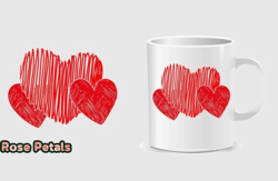 Valentine Day Tshirt Design Mug Design 02
