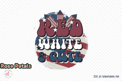 Retro 4th of July PNG, Red White & Cute Design 16