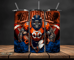 Denver Broncos Tumbler Wrap, Football Wraps, Logo Football PNG, Logo NFL PNG, All Football Team PNG - 10