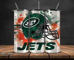 New York Jets Logo NFL, Football Teams PNG, NFL Tumbler Wraps PNG Design 29