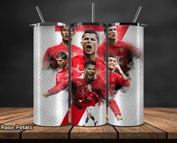 Ronaldo Tumbler Wrap ,Cristiano Ronaldo Tumbler Design, Ronaldo 20oz Skinny Tumbler Wrap, Design by  Rose Petals Store 0