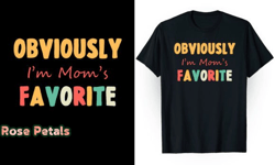 Moms T-Shirt Obviously Favorite Design 113