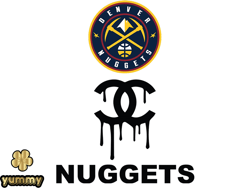 Denver Nuggets PNG, Chanel NBA PNG, Basketball Team PNG,  NBA Teams PNG ,  NBA Logo Design 05