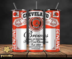 Cleveland Browns  Tumbler Wrap,Vintage Budweise Tumbler Wrap 41