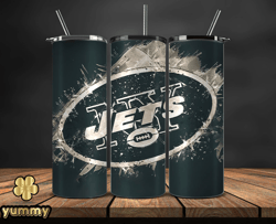 New York JetsNFL Tumbler Wrap, Nfl Teams, NFL Logo Tumbler Png, NFL Design Png Design 06