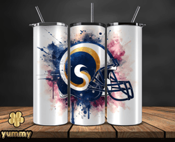 Los Angeles Rams Logo NFL, Football Teams PNG, NFL Tumbler Wraps PNG Design 27