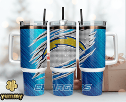 Los Angeles Chargers Tumbler 40oz Png, 40oz Tumler Png 47 by yummy store