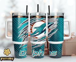 Miami Dolphins Tumbler 40oz Png, 40oz Tumler Png 50 by yummy store