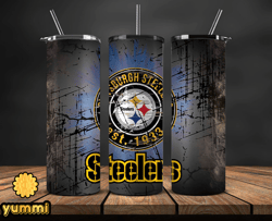 Pittsburgh Steelers  Tumbler Wrap, American Football Tumbler PNG -08