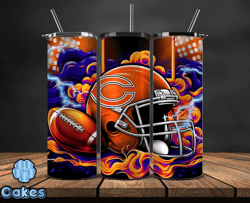 Chicago Bears Tumbler Wraps, ,Nfl Teams, Nfl Sports, NFL Design Png, Design by Yummi Store 6