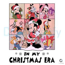 Disney Christmas Era PNG Mickey And Friends File Design