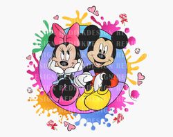 Happy Valentines Day PNG, Valentine Mouse Png, Couple Mouse Love Valentine Png, Valentines Day, Retro Valentine, Valenti