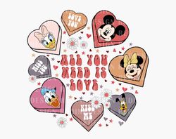 Valentine Mouse Doodle Svg, Mouse Love Svg, Mouse Valentines Svg, Family Trip, Mouse And Friends Svg, Candy Hearts Valen
