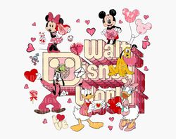 Valentines Day Mouse And Friends SVG, Valentine Hearts Svg, Retro Valentine, Valentines Day Svg, Magical Valentine Svg,