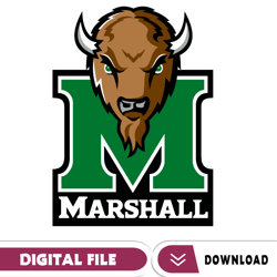 Marshall Thundering Herd Svg, Football Team Svg, Basketball, Collage, Game Day, Football, Instant Download