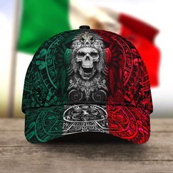 3D Full Printed Aztec Classic Cap, Aztex Unisex Hat For Men And Women, Aztec Hat, Baseball Aztec Cap