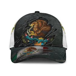 3D Baseball Mexican Cap Hat, 3D All Over Print Cpa Hat For Mexican People