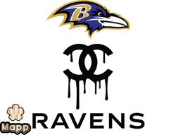 Baltimore Ravens PNG, Chanel NFL PNG, Football Team PNG,  NFL Teams PNG ,  NFL Logo Design 34