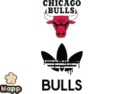 Chicago Bulls PNG, Adidas NBA PNG, Basketball Team PNG,  NBA Teams PNG ,  NBA Logo Design 24