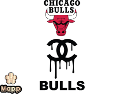 Chicago Bulls PNG, Chanel NBA PNG, Basketball Team PNG,  NBA Teams PNG ,  NBA Logo Design 25