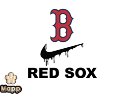 Boston Red Sox PNG, Nike MLB PNG, Baseball Team PNG,  MLB Teams PNG ,  MLB Logo Design 19