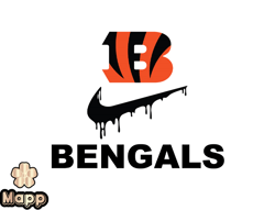 Cincinnati Bengals PNG, Nike  NFL PNG, Football Team PNG,  NFL Teams PNG ,  NFL Logo Design 72