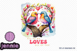All of Me Loves All of You Sublimation Design 120