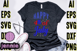 4th of July Typography T-shirt Design Design 39