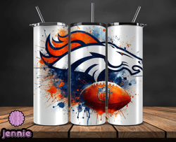 Denver Broncos Logo NFL, Football Teams PNG, NFL Tumbler Wraps PNG Design 01