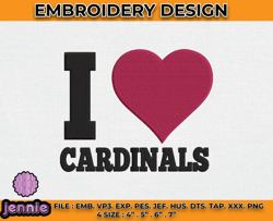 Arizona Cardinals Embroidery Designs, NFL Logo Embroidery, Machine Embroidery Digital - 01 by jennie