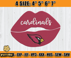 Cardinals Embroidery, NFL Cardinals Embroidery, NFL Machine Embroidery Digital, 4 sizes Machine Emb Files - 04 - jennie
