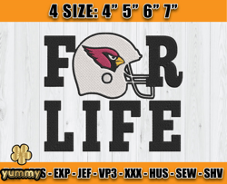 Cardinals Embroidery, NFL Cardinals Embroidery, NFL Machine Embroidery Digital, 4 sizes Machine Emb Files - 06 - jennie